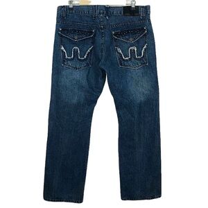 Reward Jeans 💯 % Cotton Straight Leg Blue Wash  Jeans 38